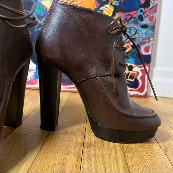 Special Edition Zara Brown Leather Booties - Picture 8 of 14